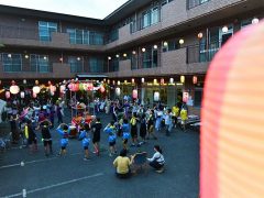 夏祭り☆地域が繋がり輪ができます☆