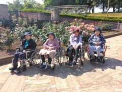 秋留台公園へお散歩レク