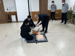 救急救命講習会を開催