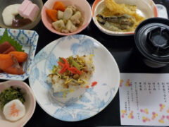 敬老会での行事食です